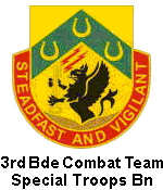 STB 3 Bde GLADIATORS 1st Air Cavalry Division patch 